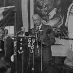 Dwight Eisenhower gave remarks during the first award ceremony at Freedoms Foundation.