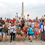 Teachers visiting Washington, D.C. as part of a Freedoms Foundation teacher program.